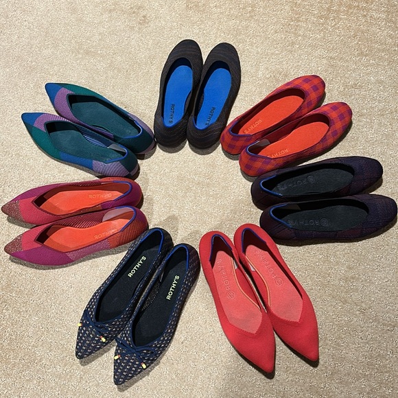 Lot of 7 Rothy’s! Great deal for this beautiful collection! - Picture 1 of 15